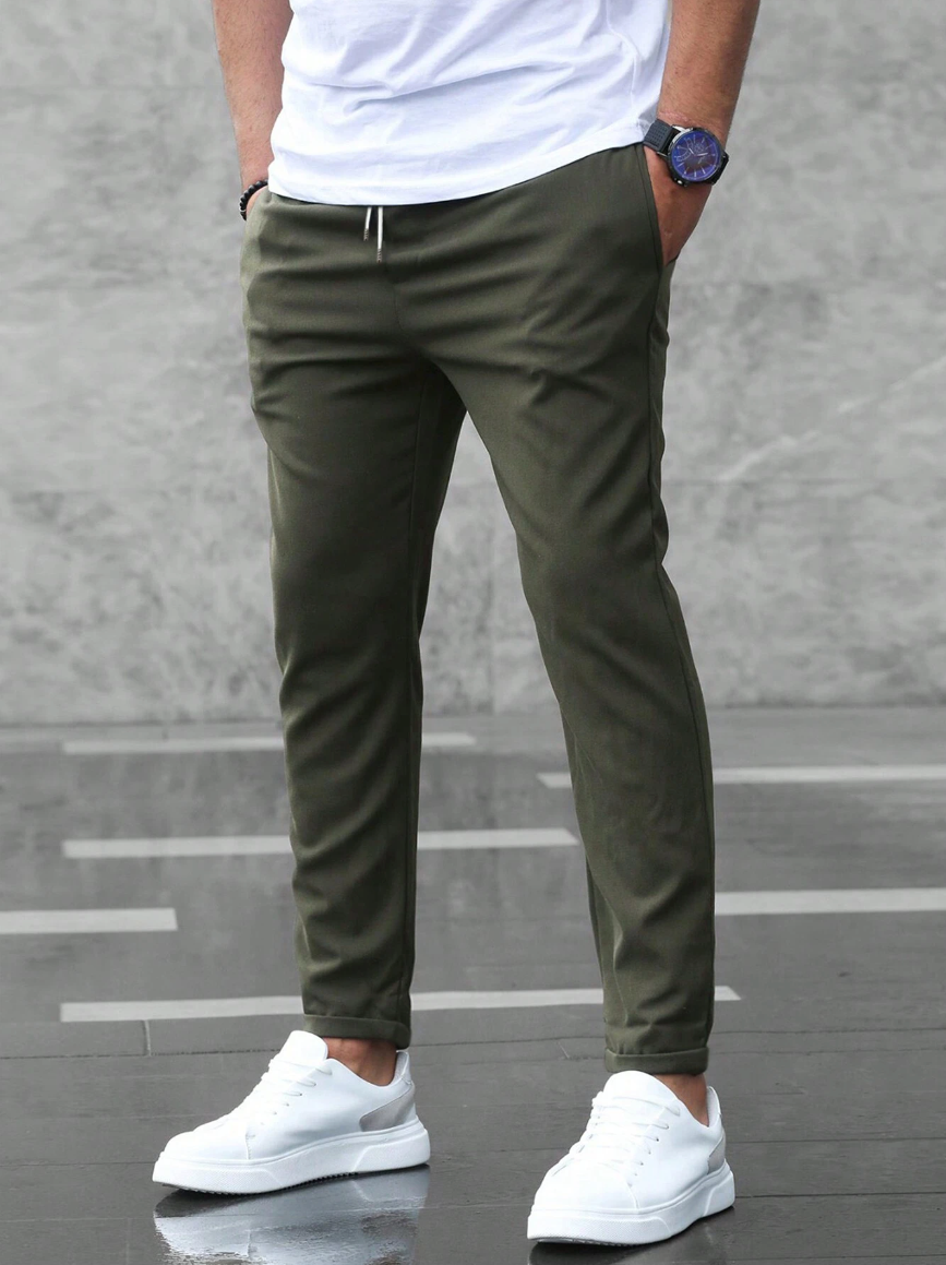 Pantaloni Stretch Moderni pentru Bărbați
