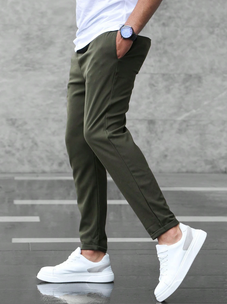 Pantaloni Stretch Moderni pentru Bărbați