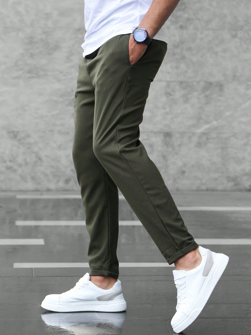 Pantaloni Stretch Moderni pentru Bărbați