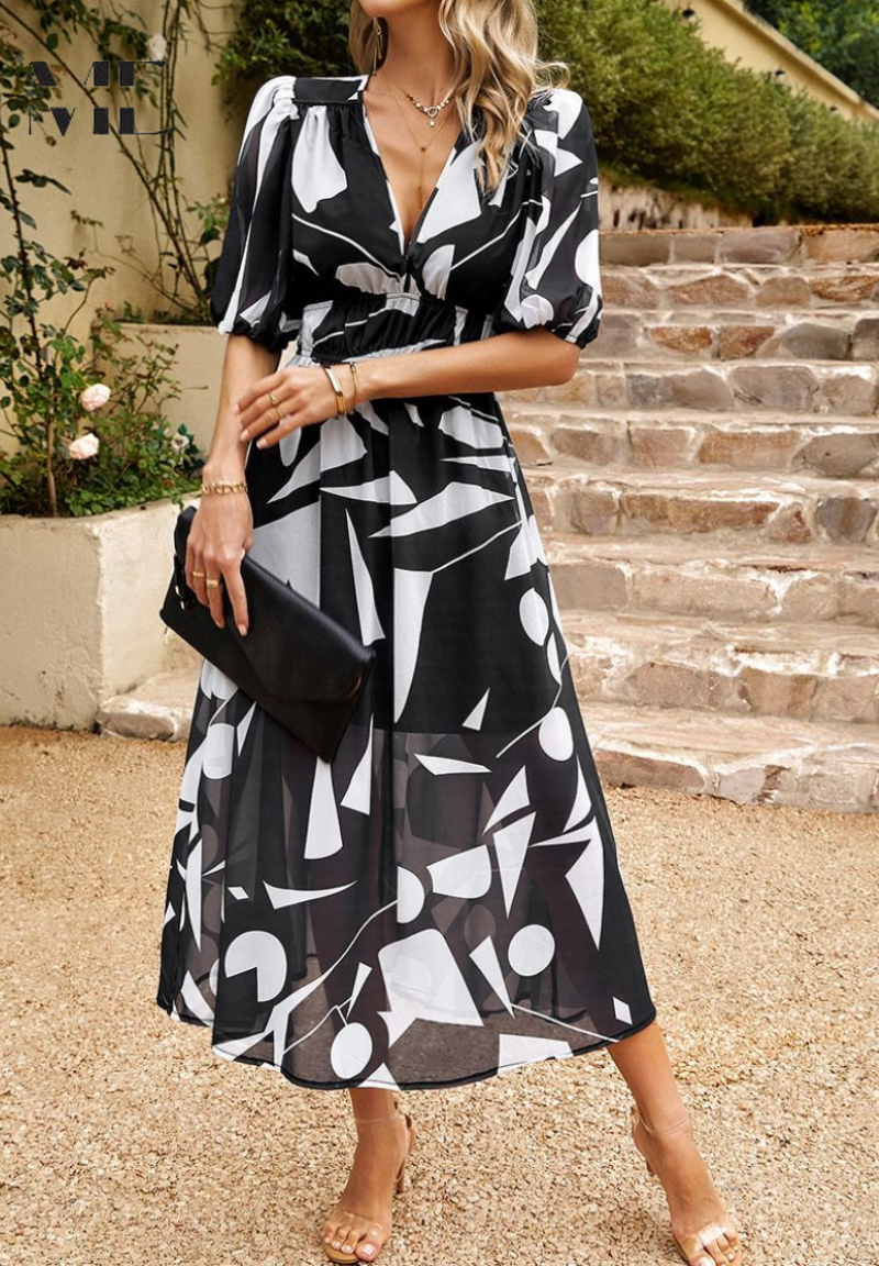 JOANNA | Rochie Midi Atemporală