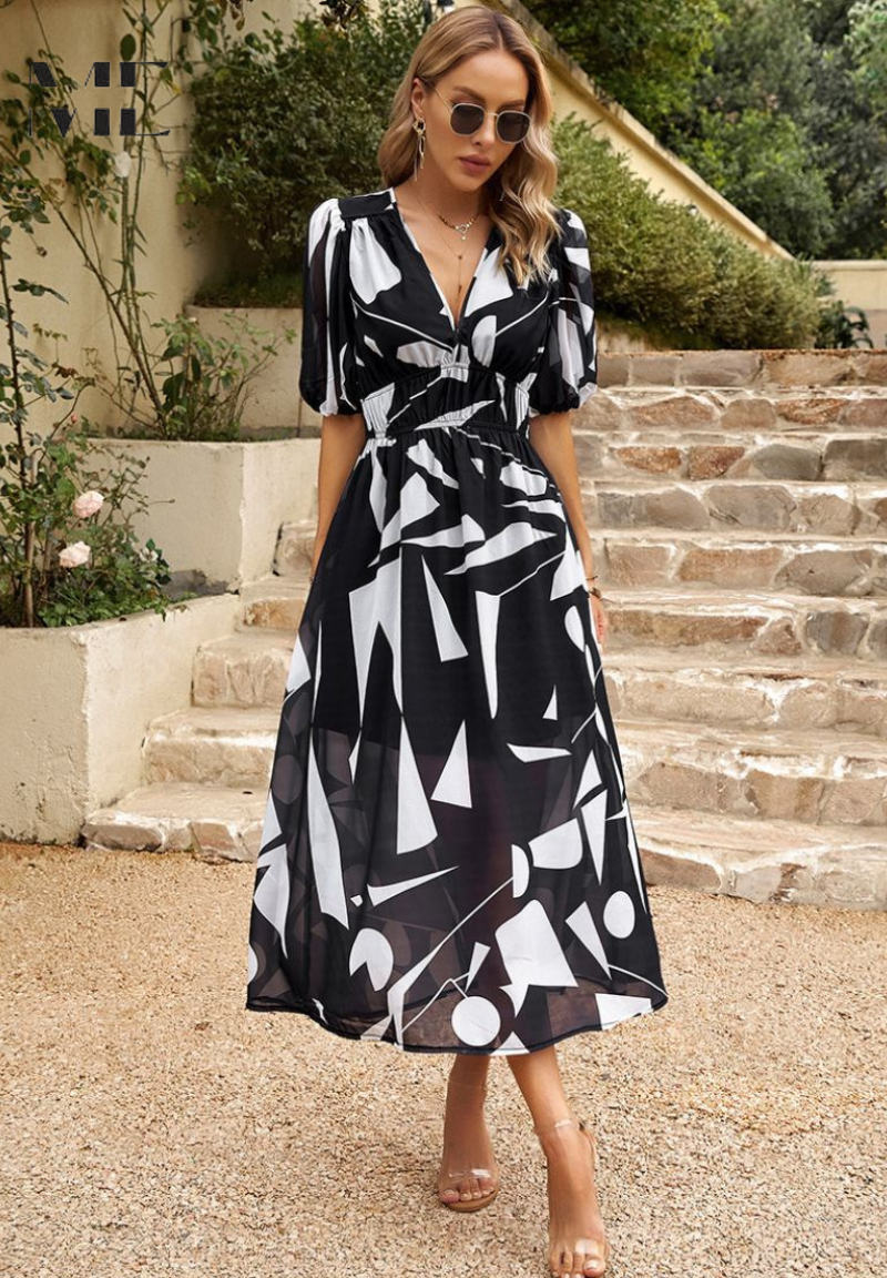 JOANNA | Rochie Midi Atemporală