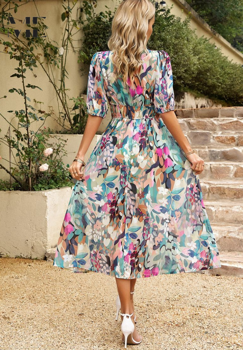 JOANNA | Rochie Midi Atemporală