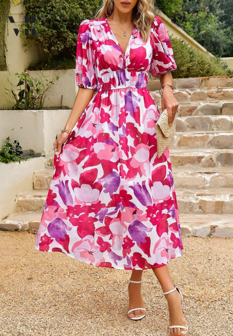 JOANNA | Rochie Midi Atemporală