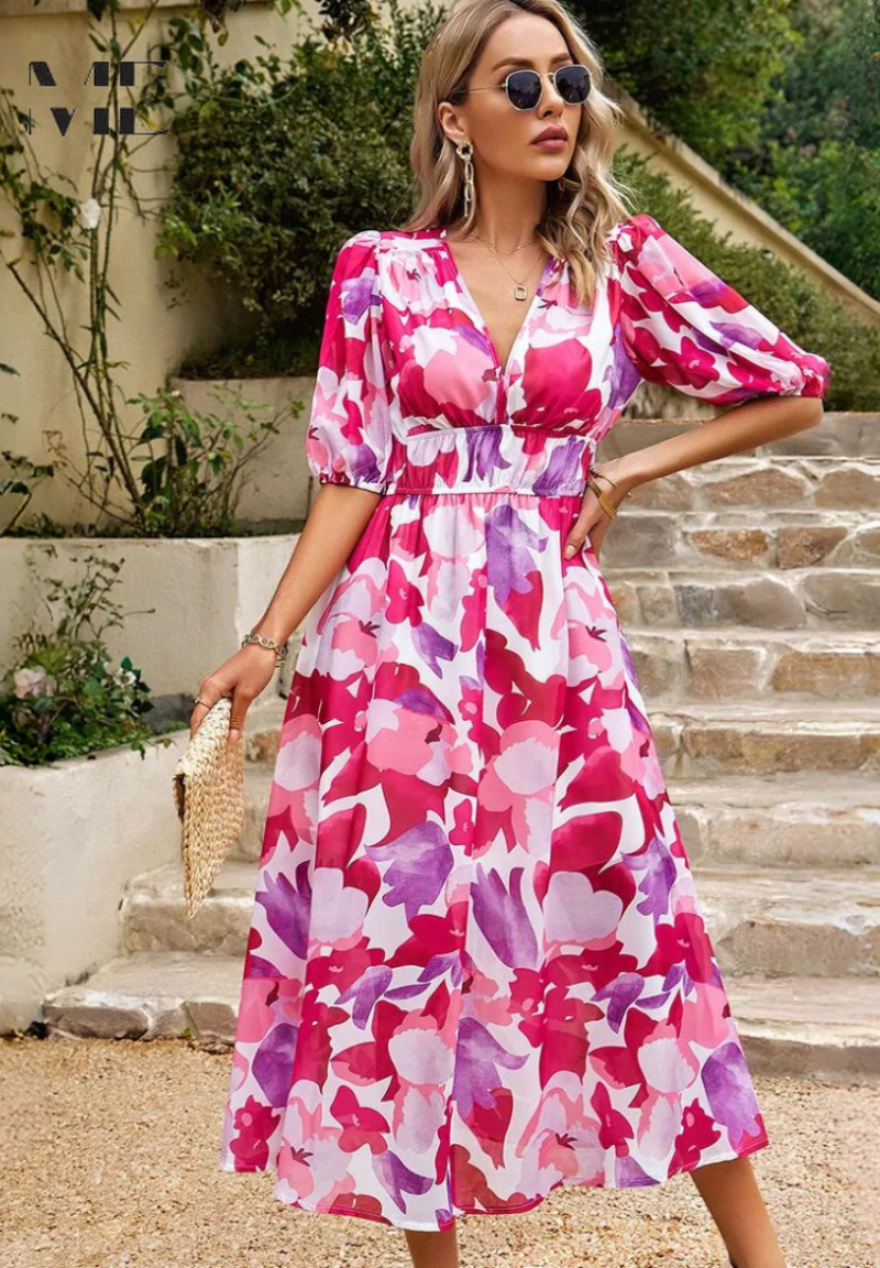 JOANNA | Rochie Midi Atemporală