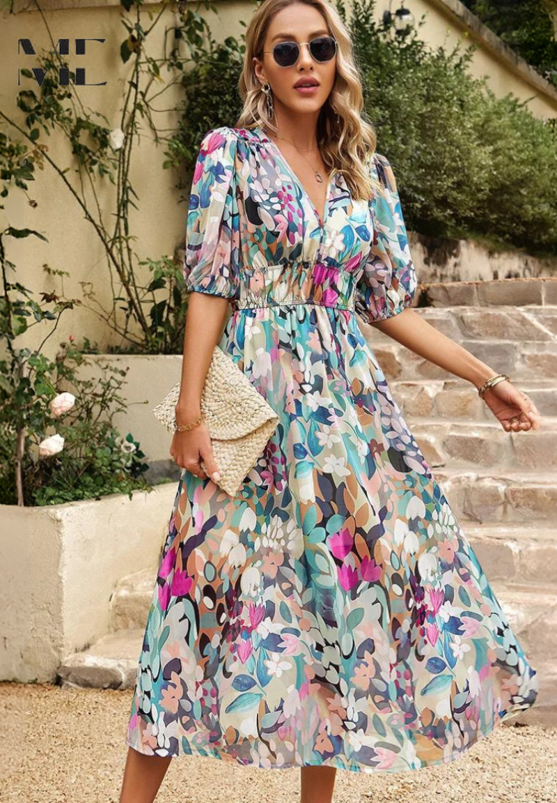 JOANNA | Rochie Midi Atemporală