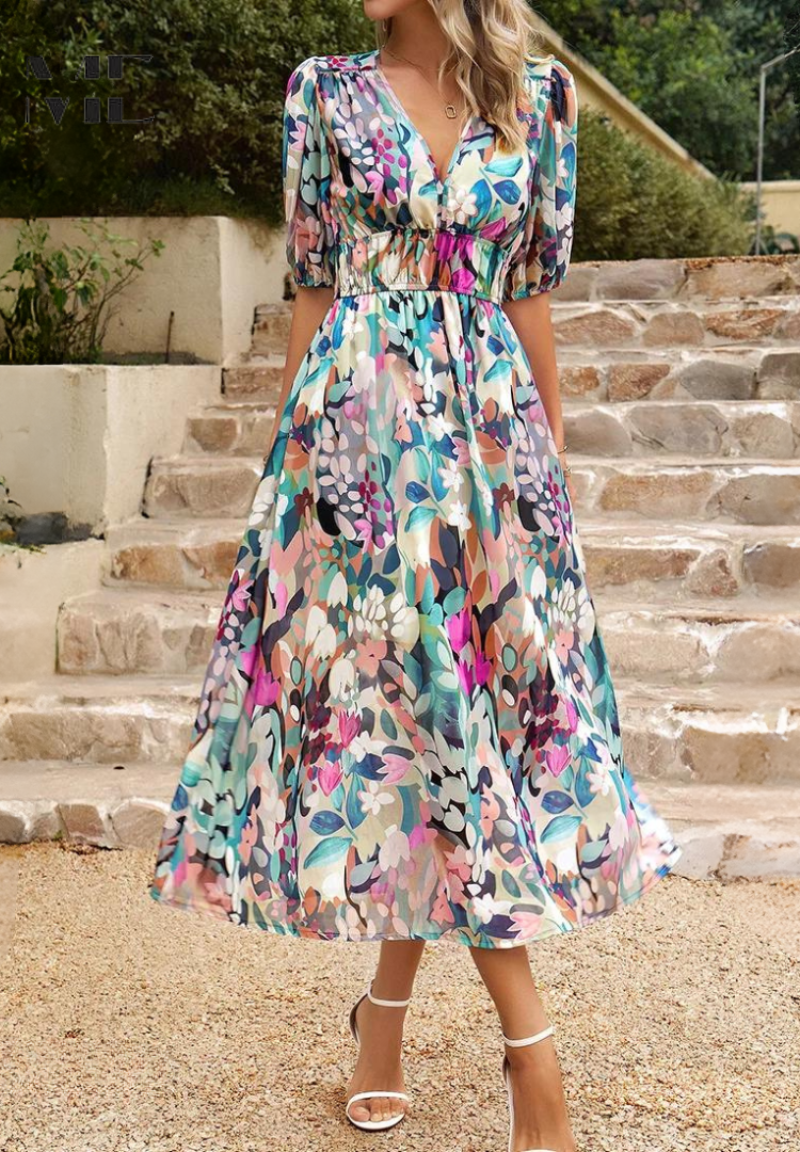 JOANNA | Rochie Midi Atemporală