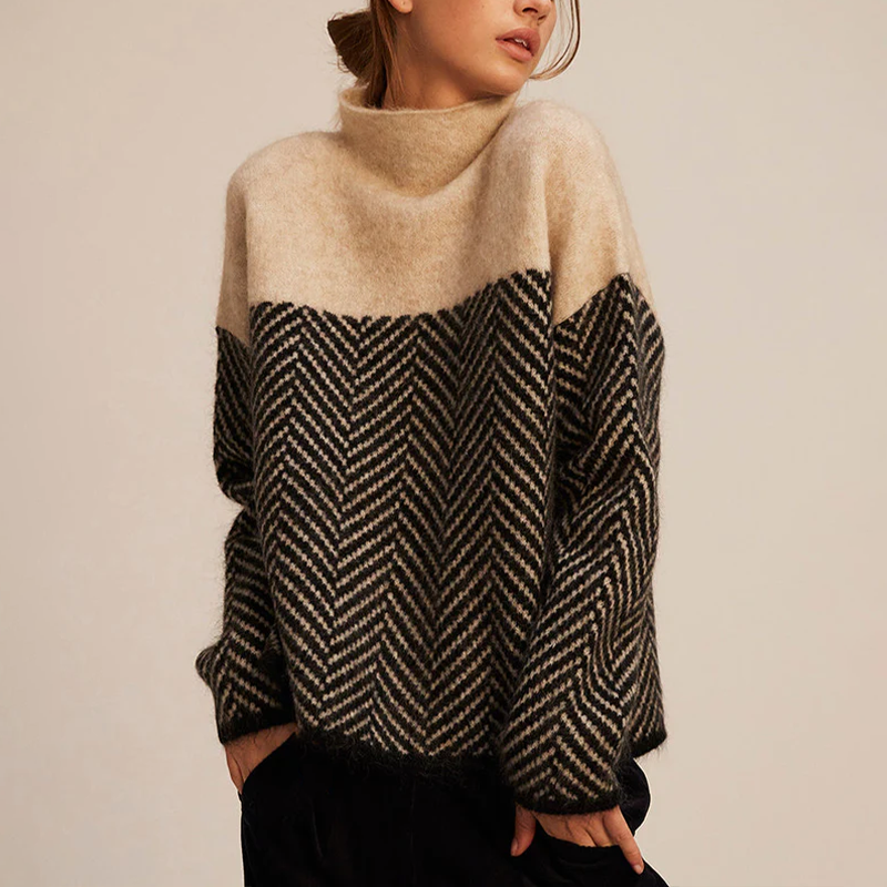 Gabriela | Pulover Moale cu Guler