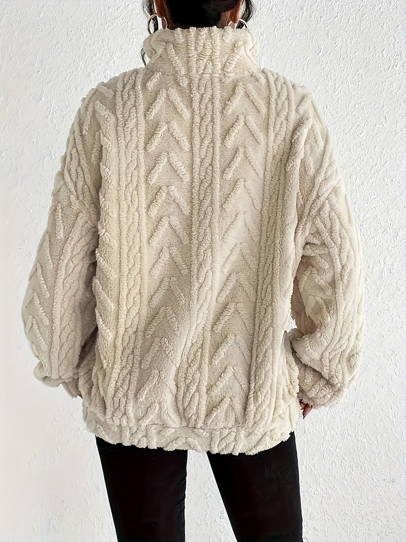 Viorica| Pulover Elegant din Fleece