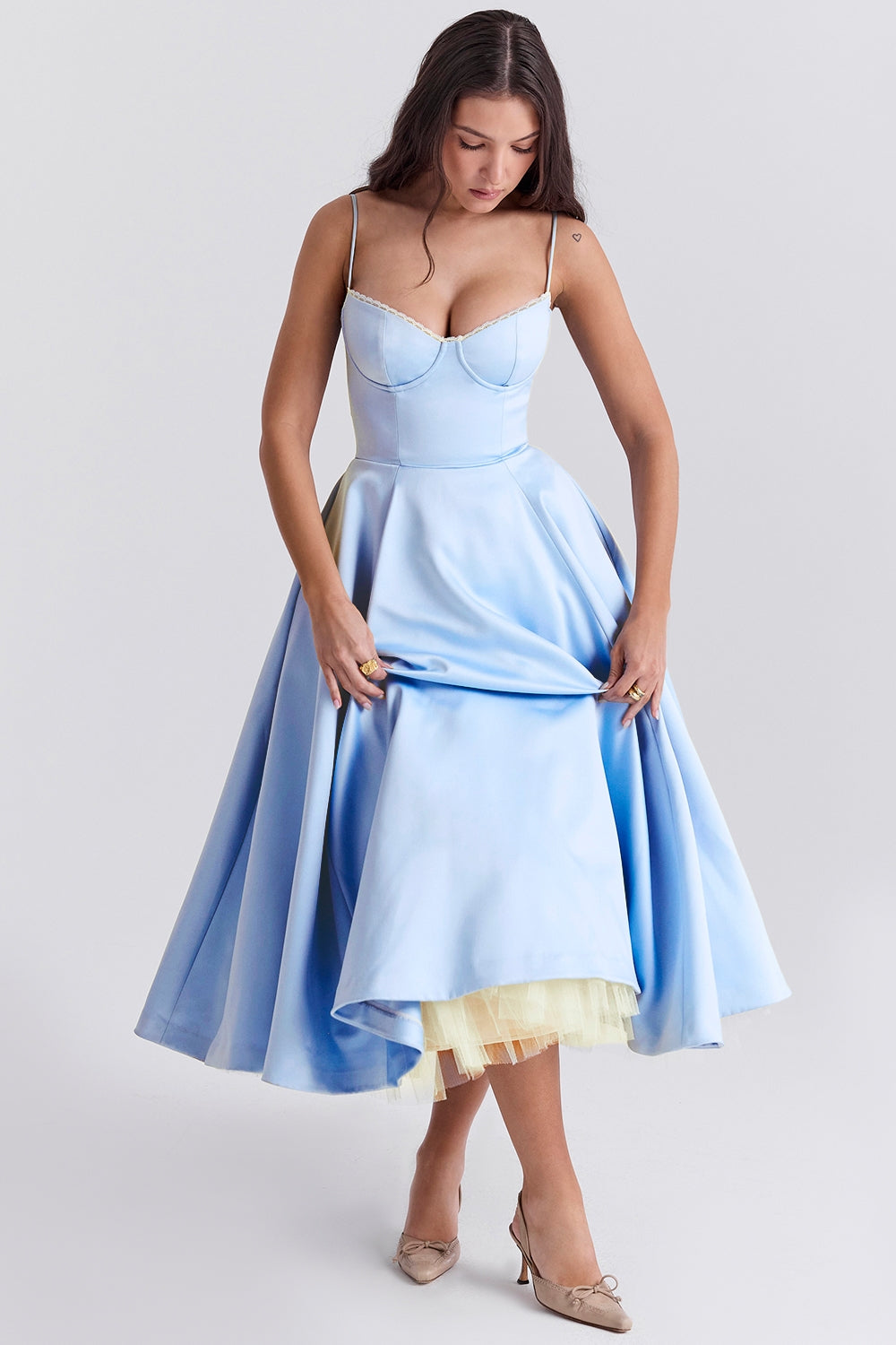 Julia | Rochie Midi din Tulle