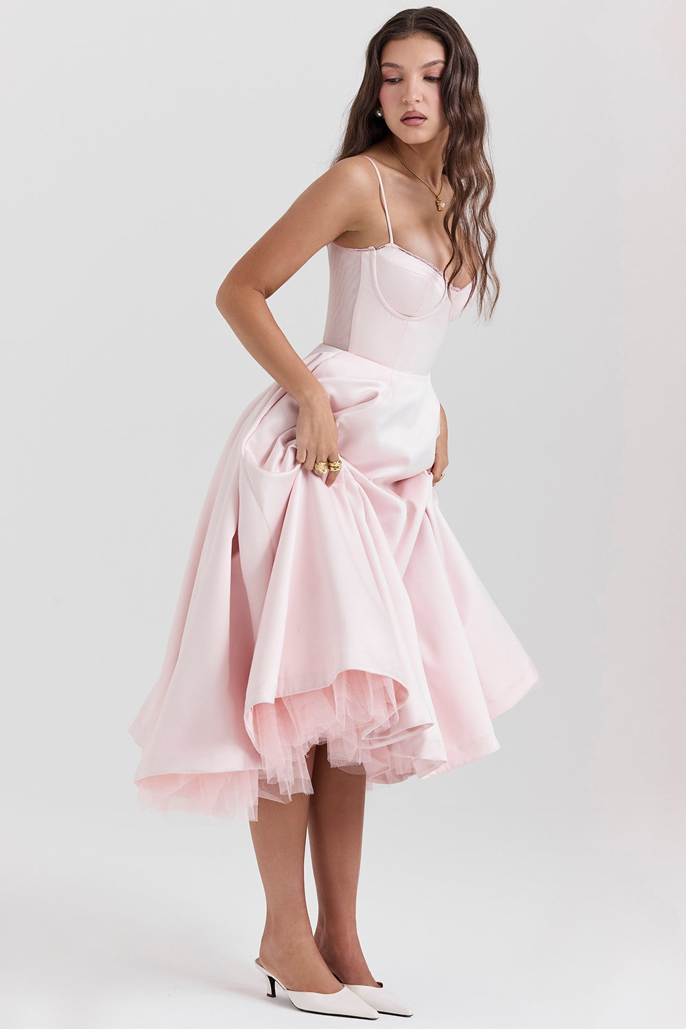 Julia | Rochie Midi din Tulle
