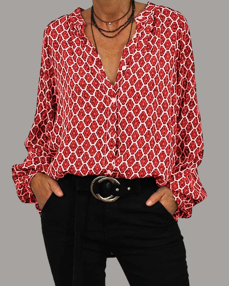Ana | Tricou Midi cu V Relaxat