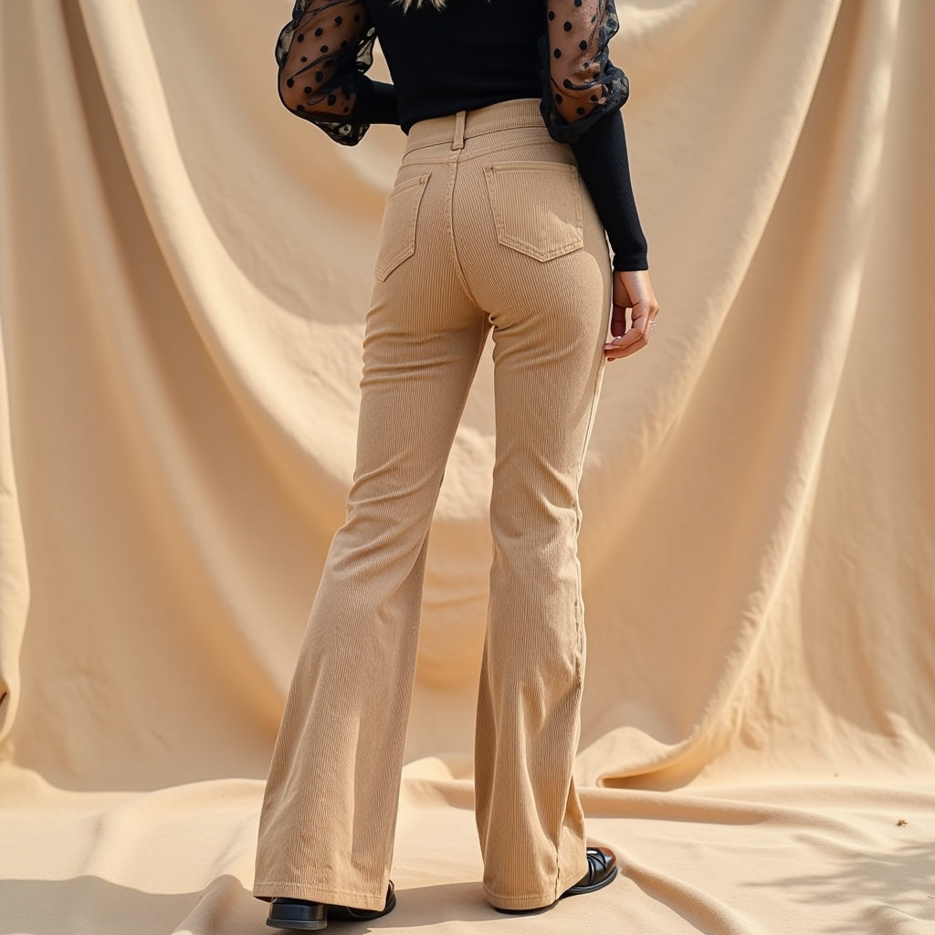 Jacqueline – Pantaloni din catifea
