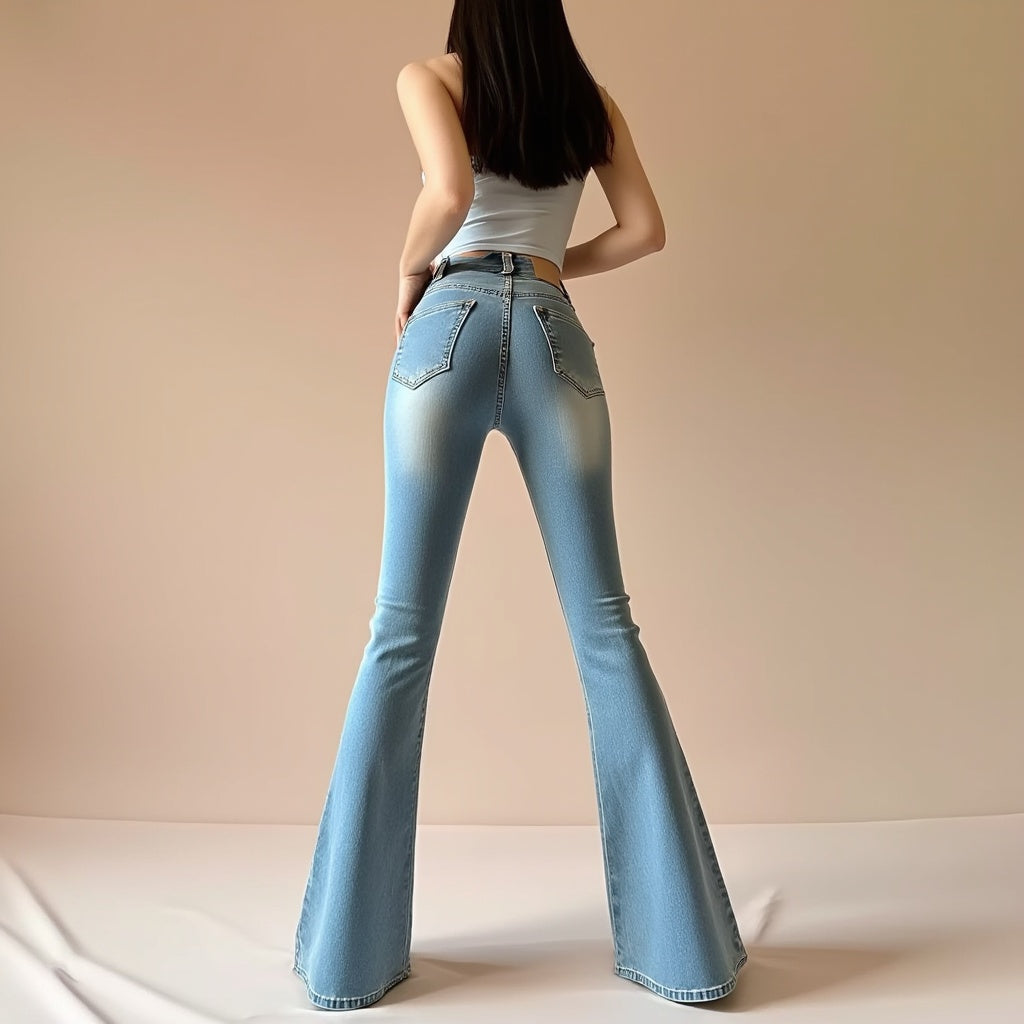 Jeanne – Pantaloni cu talie înaltă