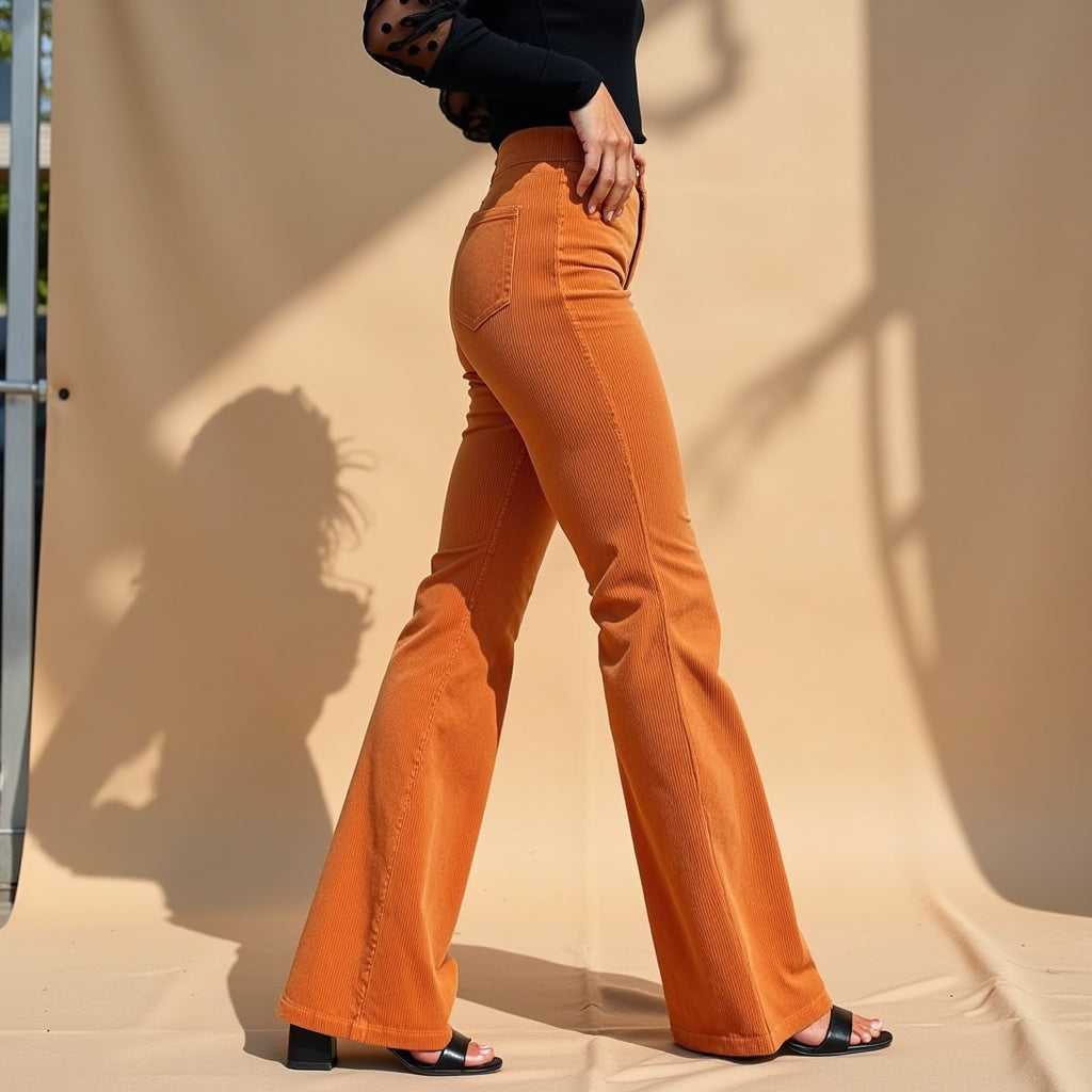 Jacqueline – Pantaloni din catifea