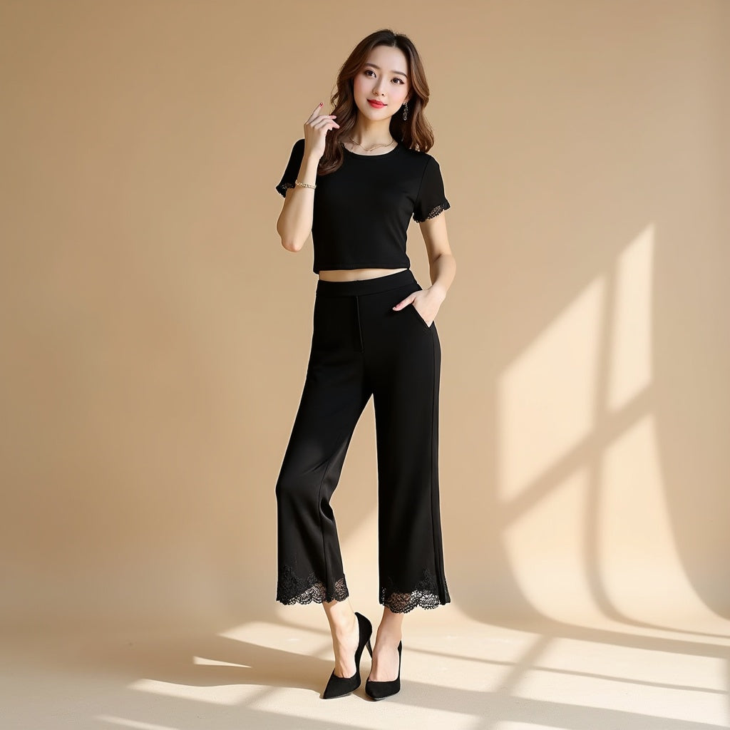 Henriette – Pantaloni cu dungi