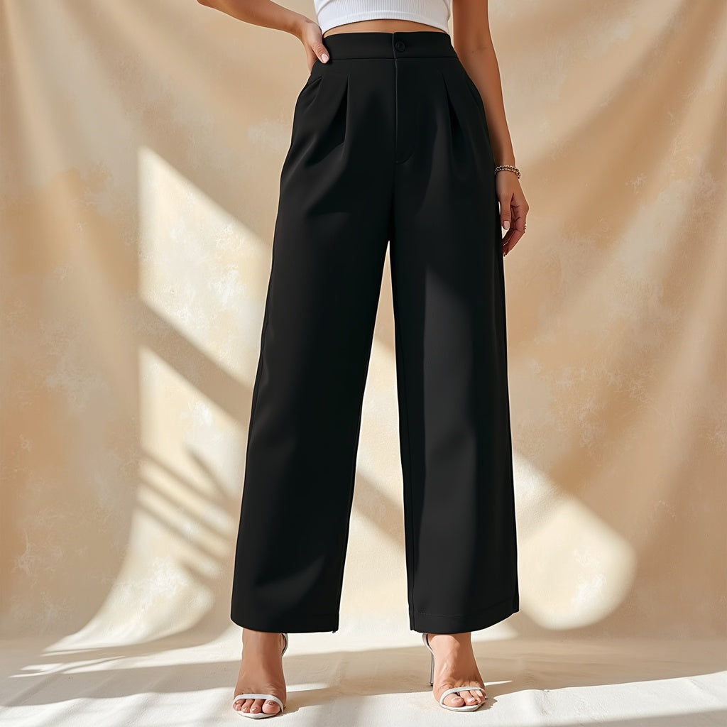 Hélène – Pantaloni cu talie înaltă